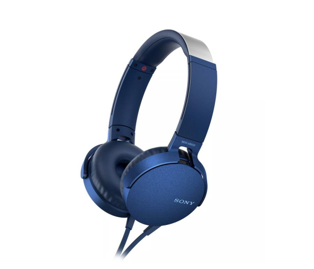 SONY XB550APL Niebieskie - 507495 - zdjęcie